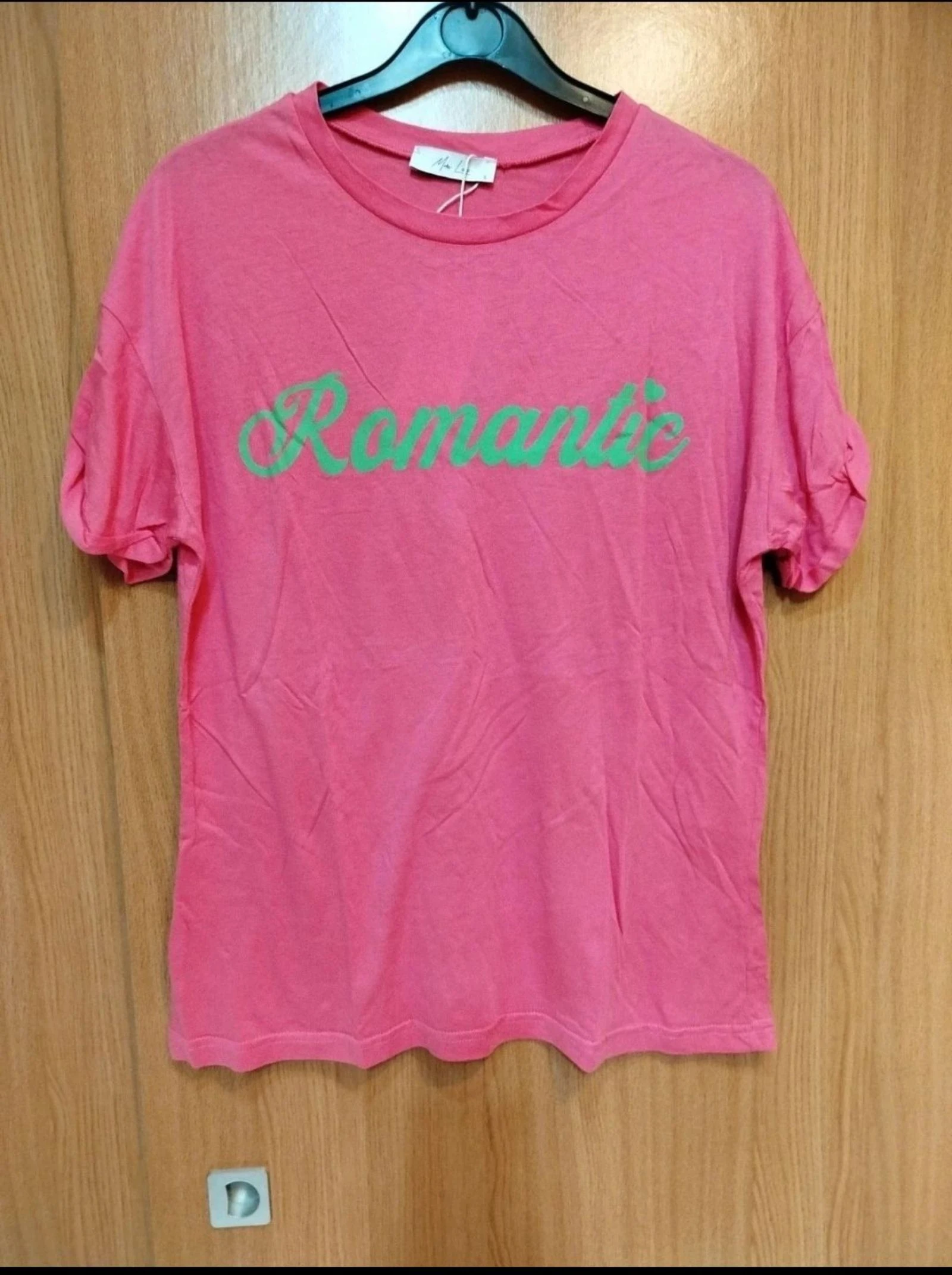 T-shirt senhora rosa “Romantic” verde S nova